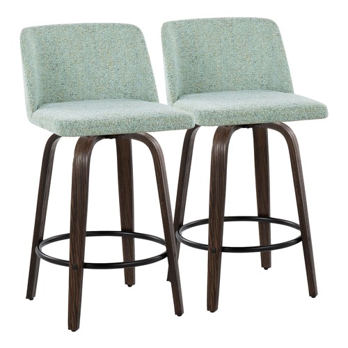 Toriano 26" Fixed Height Counter Stool - Set Of 2